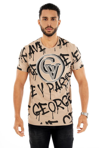 Men AVENUE GEORGE V PARIS Logo T-Shirt
