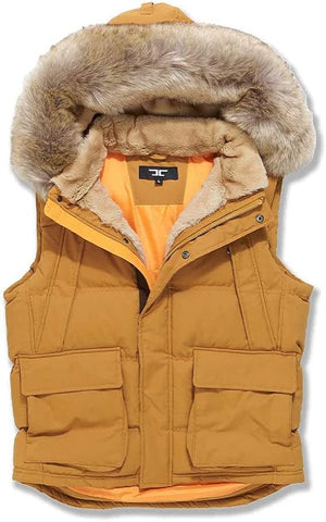Men JORDAN CRAIG Yukon Fur Puffer Vest