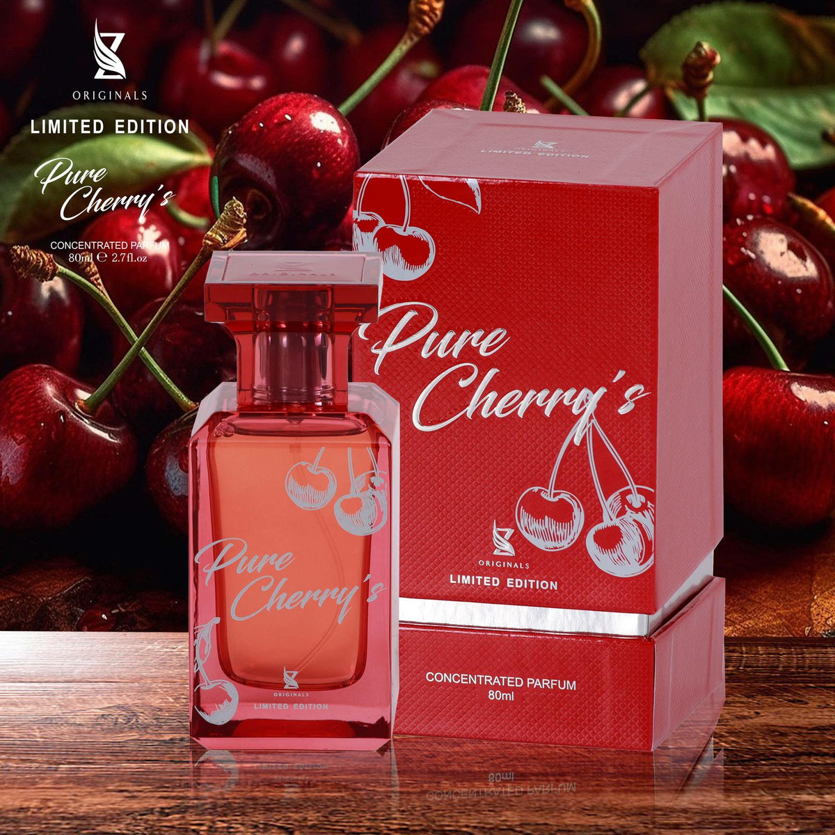 Pure Cherry's by Zakat Eau de Parfum 2.7 FL OZ Unisex – Urban