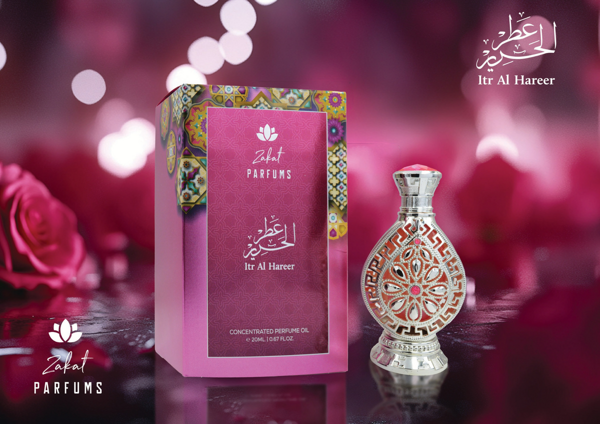 エッセンシャルオイル OUD HAREEM Pure Egyptian Oil 10ml Itr Al Hareer By Zakat Pure Concentrated Oil 20ML for Unisex
