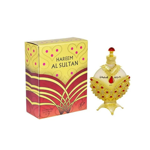 Unisex Khadlaj Perfume Hareem Al Sultan Gold Concentrated Oil Perfume 35 ML