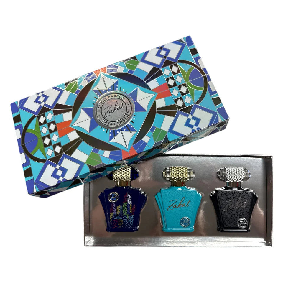 Zakat Z6 + Z7 + Z9 Eau De Parfum 30 ML (1 FL OZ) Gift Set – Urban Zakat Z6 + Z7 + Z9 Eau De Parfum 30 ML (1 FL OZ) Gift Set – Urban