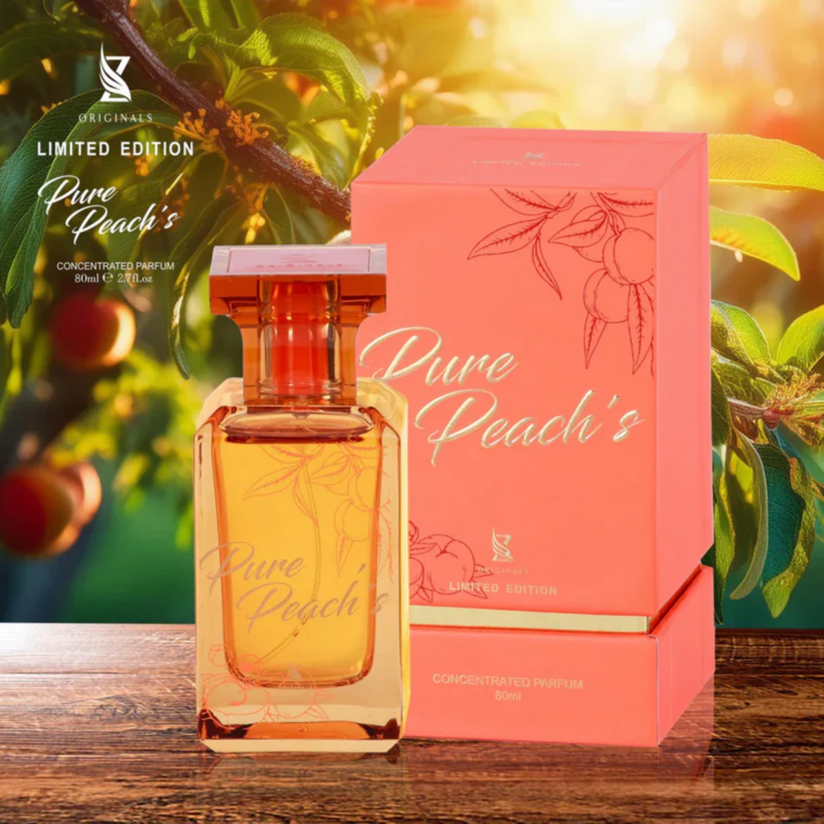 Pure Peach's by Zakat Eau de Parfum 2.7 FL OZ Unisex – Urban
