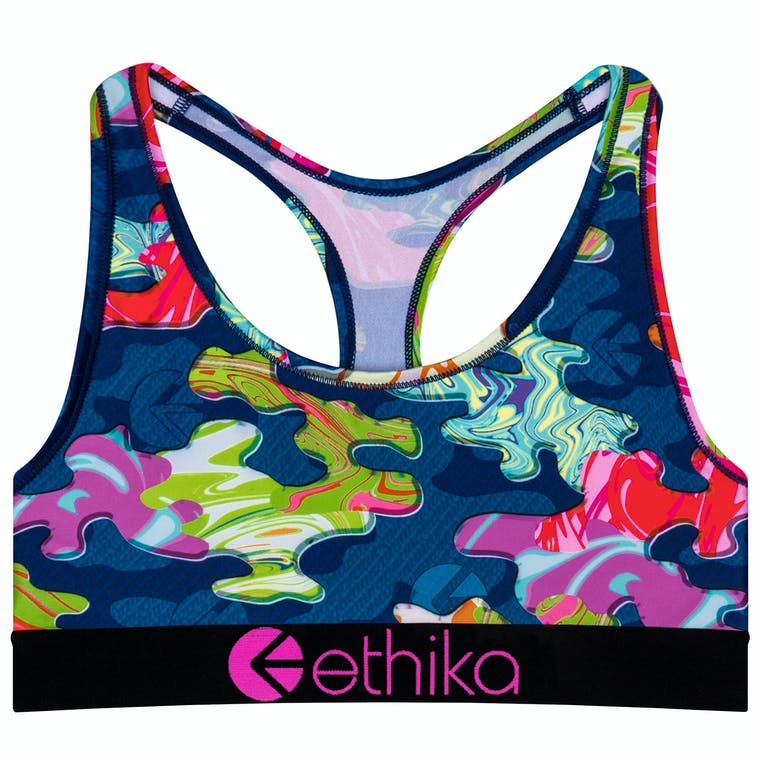 Women ETHIKA Trippy Silk Sports Bra – Urban Appeal Fort Pierce