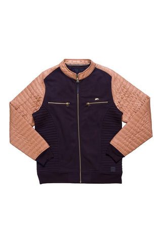 Men A. TIZIANO Hal Quilted Track Jacket