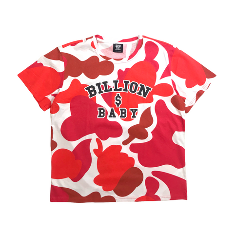 Men BILLION DOLLAR BABY Cherry Camo Aop T-Shirt