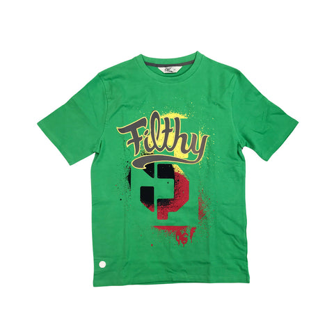 Men ORIGINAL FABLES "FILTHY" T-Shirt Kelly Green