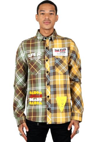 Men KLEEP Premium Flannel Button Down Shirt