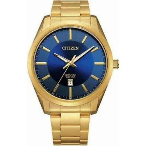 Men's CITIZEN Quartz Gold-Tone Stainless Steel Bracelet Watch 42mm