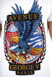 Men AVENUE GEORGE V PARIS US Eagle T-Shirt