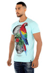 Men AVENUE GEORGE V PARIS Skull & Parrot T-Shirt