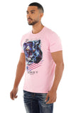 Men AVENUE GEORGE V PARIS Tiger Face T-Shirt