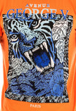 Men AVENUE GEORGE V PARIS Angry Cheetah T-Shirt