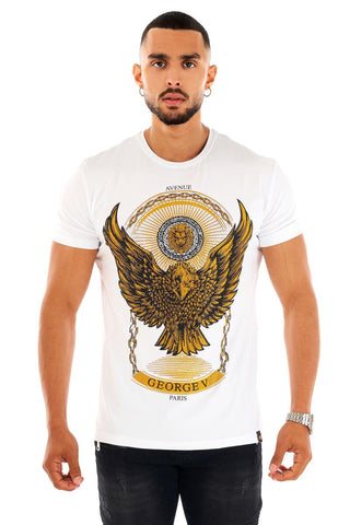 Men AVENUE GEORGE V PARIS Eagle T-Shirt