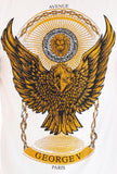 Men AVENUE GEORGE V PARIS Eagle T-Shirt