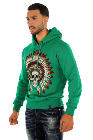 Men AVENUE GEORGE V PARIS Indianhead Hoodie