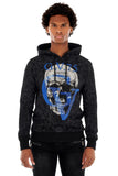 Men AVENUE GEORGE V PARIS Skull Hoodie