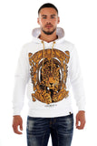 Men AVENUE GEORGE V PARIS Leopard Hoodie