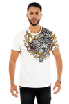 Men AVENUE GEORGE V PARIS Side Leopard T-Shirt