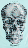 Men AVENUE GEORGE V PARIS Skull T-Shirt