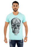 Men AVENUE GEORGE V PARIS Skull T-Shirt