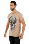 Men AVENUE GEORGE V PARIS Skull T-Shirt