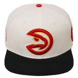 Men PRO STANDARD Atlanta Hawks Retro Classic Logo Snapback Hat