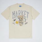 Men MARKET Soft Core Bear Q/3 Fall 23 Screen Printed T-Shirt