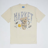 Men MARKET Soft Core Bear Q/3 Fall 23 Screen Printed T-Shirt