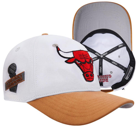 Men PRO STANDARD Chicago Bulls 2 Tone Nubuck Dad Hat