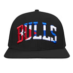 Men PRO STANDARD Chicago Bulls Cuba Wordmark Wool Snapback Hat