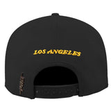 Men PRO STANDARD Los Angeles Lakers Dominican Republic Wordmark Snapback Hat