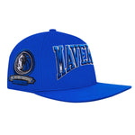 Men PRO STANDARD Dallas Maverick Crest Emblem Snapback Hat