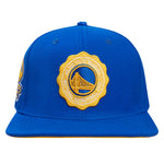 Men PRO STANDARD Golden State Warriors Crest Emblem Snapback Hat