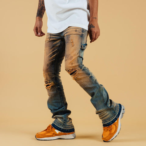 Men THRT DENIM Chadler Stacked Jeans