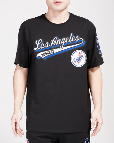 Men PRO STANDARD Los Angeles Dodgers Script Tail Sj T-Shirt