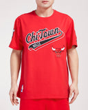 Men PRO STANDARD Chicago Bulls Script Tail SJ T-Shirt