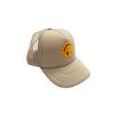 Men MARKET Smiley Upside Down Trucker Hat