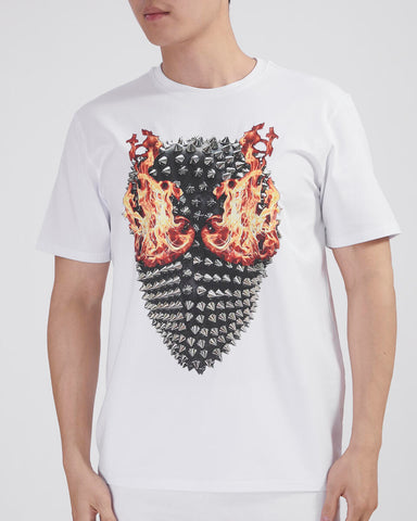 Men ETERNITY Studded Flame T-Shirt