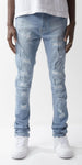 Men URBAN BEAST Denim Stacked Pants