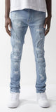 Men URBAN BEAST Denim Stacked Pants