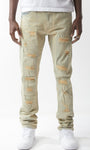 Men URBAN BEAST Denim Stacked Pants