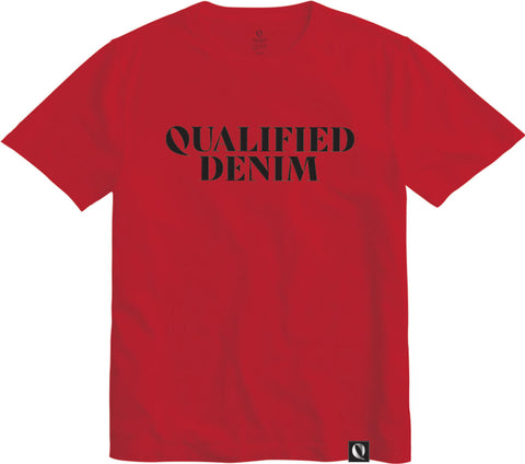 Men QUALIFIED DENIM Panther Logo T-Shirt