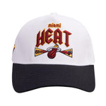 Men PRO STANDARD Miami Heat City Tour Curve Wool Snapback