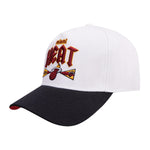 Men PRO STANDARD Miami Heat City Tour Curve Wool Snapback