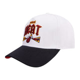 Men PRO STANDARD Miami Heat City Tour Curve Wool Snapback