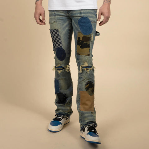 Men THRT DENIM Hodges Stacked Jeans