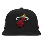 Men PRO STANDARD Miami Heat Fast Lane Wool Snapback