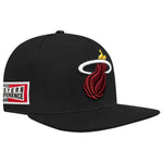 Men PRO STANDARD Miami Heat Fast Lane Wool Snapback