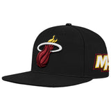 Men PRO STANDARD Miami Heat Fast Lane Wool Snapback